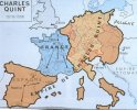 L'Empire de Charles-Quint encercle la France. - JPEG - 107.1 Kb